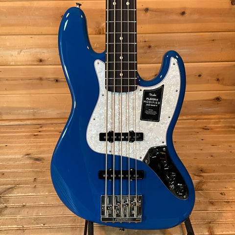 Fender Player II Modified Active Jazz Bass V - Electric Blue