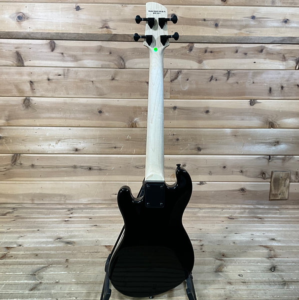 Kala Solid Body U-Bass 4-String Electric Bass Guitar - Jet Black