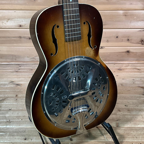 Dobro 1930s Model 25 Round Neck Resonator Guitar USED - Natural
