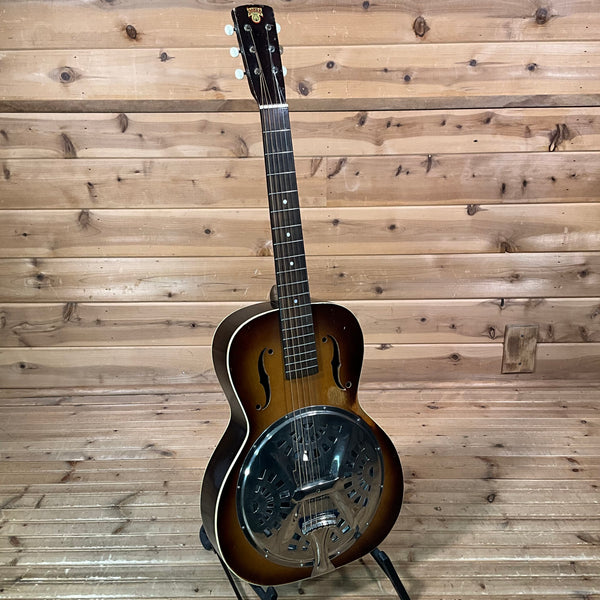 Dobro 1930s Model 25 Round Neck Resonator Guitar USED - Natural