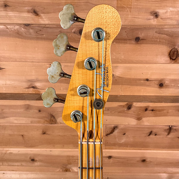 Fender Custom Shop 75th Anniversary Telecaster Electric Bass Guitar - Crimson Transparent