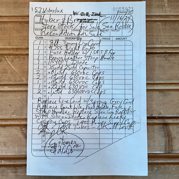 Fender 1959 Vibrolux 5F11 Guitar Amplifier USED