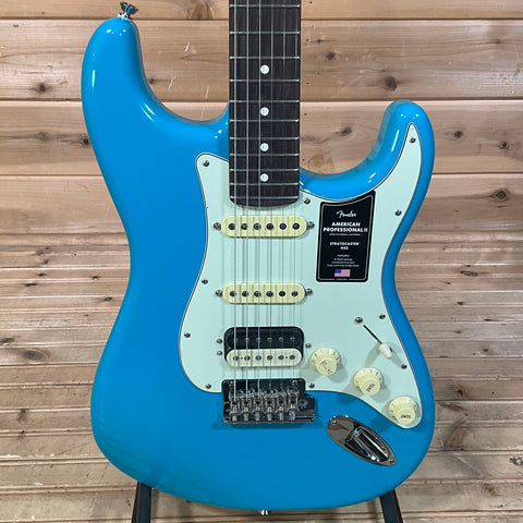 Fender American Professional II Stratocaster HSS Electric Guitar - Miami Blue