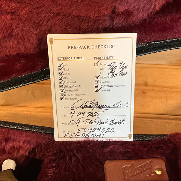 Gibson Custom F-5G Mandolin - Dark Burst