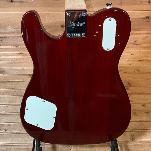 Squier Paranormal Troublemaker Telecaster Deluxe Bigsby Electric Guitar - Honey Sunburst
