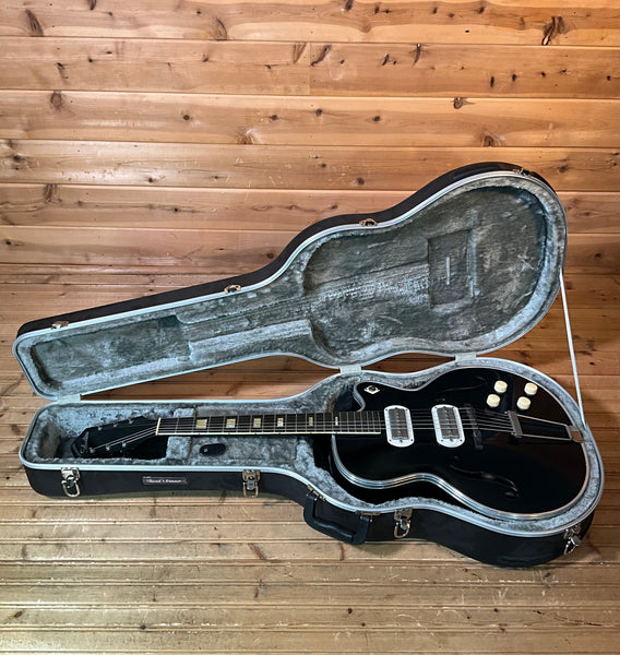 Silvertone 1446 Hollowbody Acoustic Guitar USED - Black