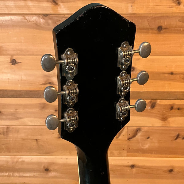 Silvertone 1446 Hollowbody Acoustic Guitar USED - Black