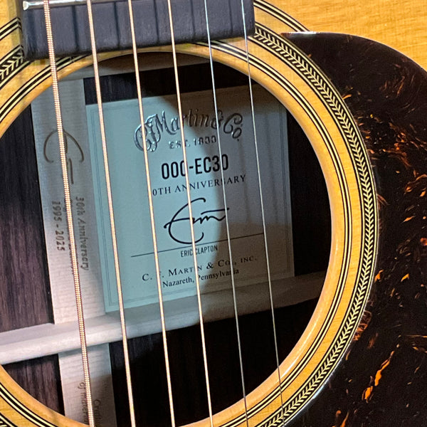 Martin Eric Clapton 000-EC 30th Anniversary Acoustic Guitar - Natural
