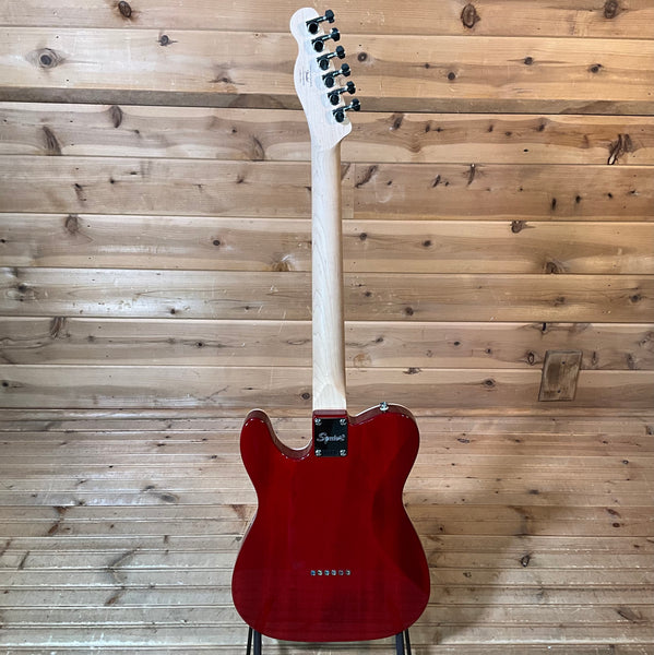 Squier Affinity Series Telecaster FMT SH Electric Guitar - Crimson Red Transparent