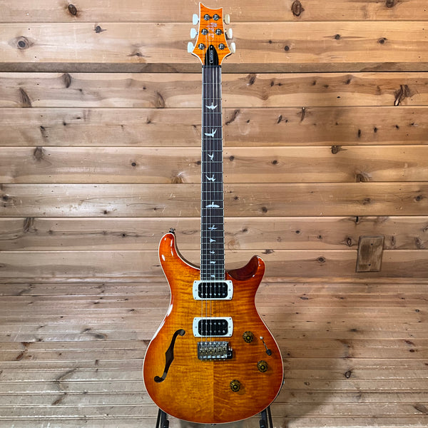 PRS SE Custom 24 Semi-Hollow Piezo Electric Guitar - Vintage Sunburst