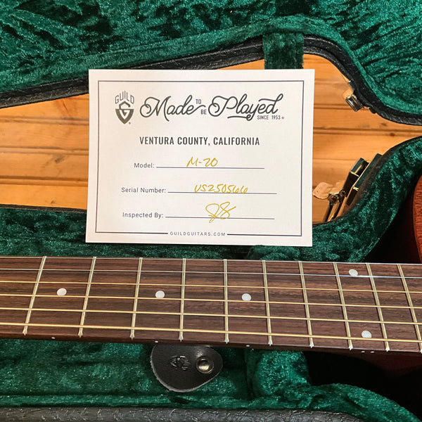 Guild M-20 Acoustic Guitar - Natural