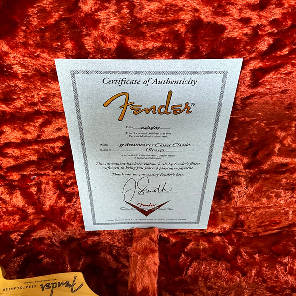 Fender Custom Shop George Fullerton 50th Anniversary 1957 Stratocaster Electric Guitar & Amplifier Set USED - 2 Color Sunburst