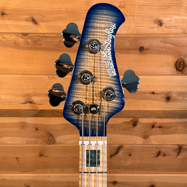 Ernie Ball Music Man BFR StingRay Special Electric Bass - Paua Blue Burst