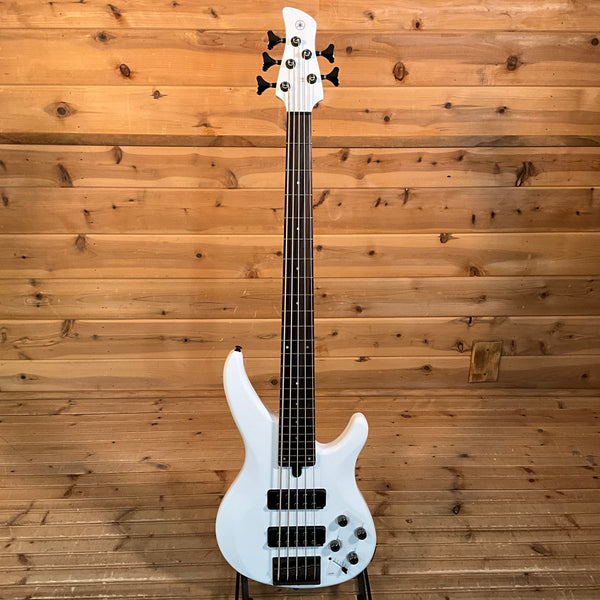 Yamaha TRBX305 5-String Electric Bass - White