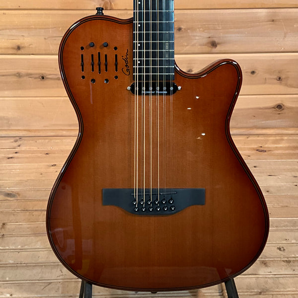Godin A12 Ultra Dlx Electric Guitar - Lightburst