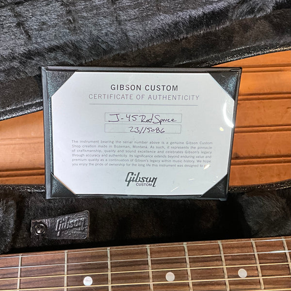 Gibson J-45 Rosewood Red Spruce Acoustic Guitar - Triburst