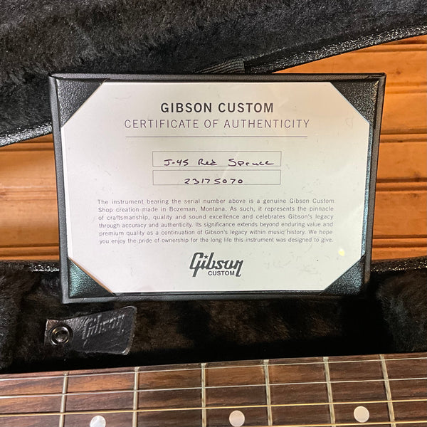 Gibson J-45 Rosewood Red Spruce Acoustic Guitar - Triburst