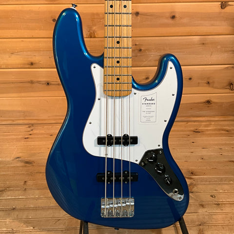Fender Standard Jazz Electric Bass Guitar - Aqua Marine Metallic