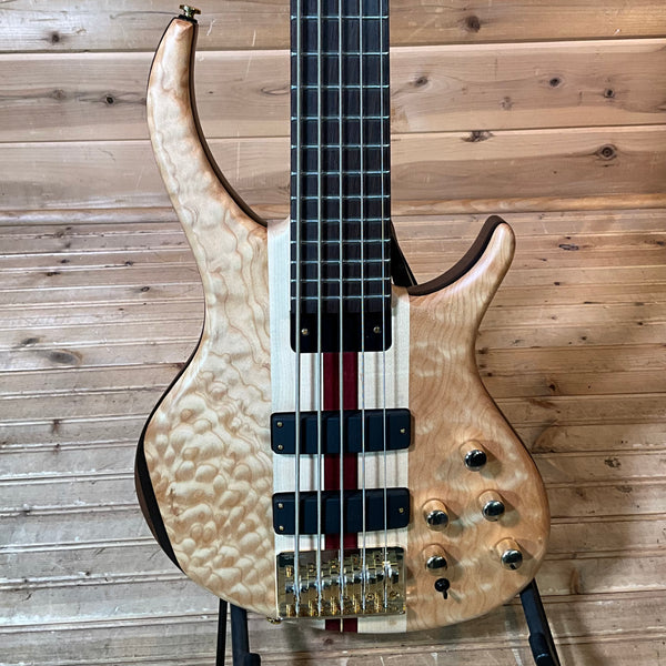 Tobias Classic V Electric Bass Guitar - Satin Natural