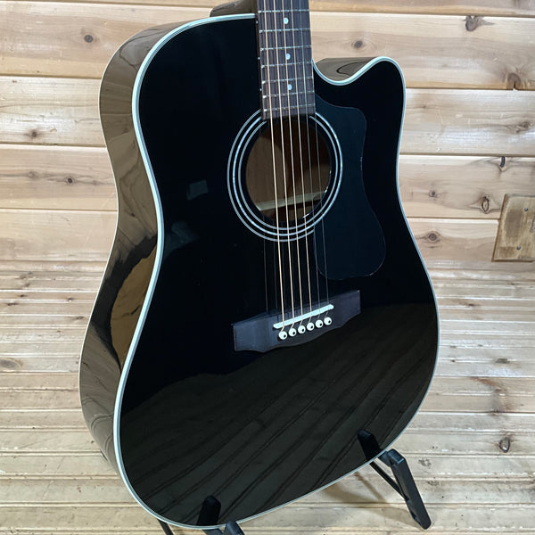 Guild D-140 CE Acoustic Guitar - Black