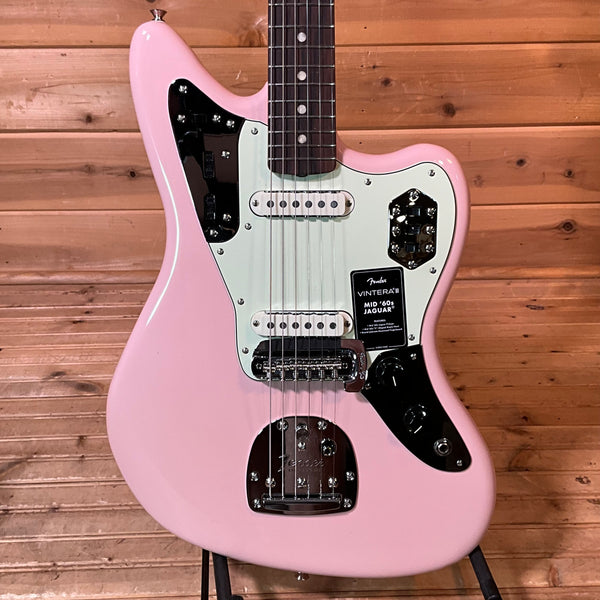 Fender Vintera III Mid 60s Jaguar Electric Guitar - Shell Pink