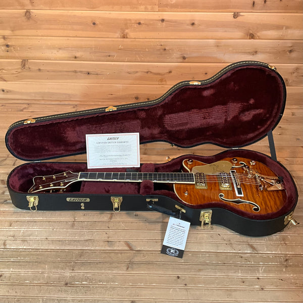 Gretsch Limited Edition Falcon Center Block Jr. with Bisgby Electric Guitar - Roundup Orange