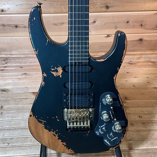 Jackson Pro Series Signature Phil Collen PC1-E Electric Guitar - Worn Black