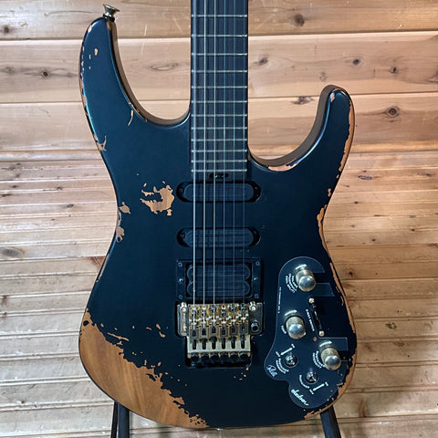 Jackson Pro Series Signature Phil Collen PC1-E Electric Guitar - Worn Black