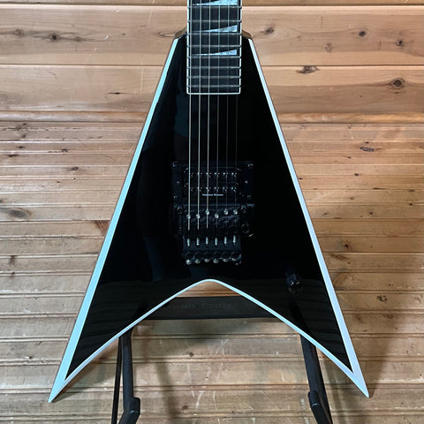 Jackson Pro Series Signature Wes Borland King V Electric Guitar - Black with White Bevels