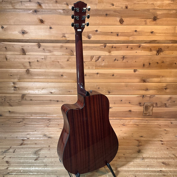 Fender CD-60SCE Dreadnought Acoustic Guitar - All Mahogany