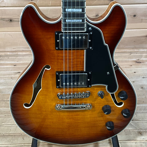 D'Angelico Premier Mini DC - Dark Iced Tea Burst