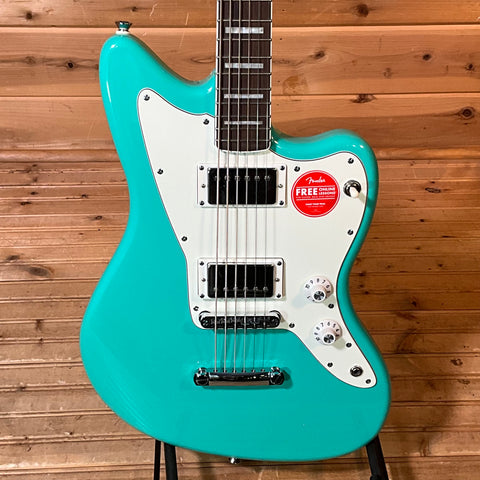 Squier Paranormal Baritone Jazzmaster HH Electric Guitar - Sea Foam Green