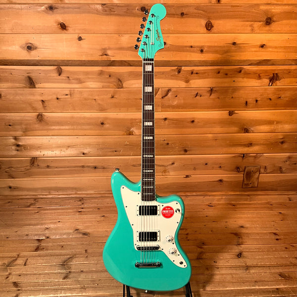 Squier Paranormal Baritone Jazzmaster HH Electric Guitar - Sea Foam Green