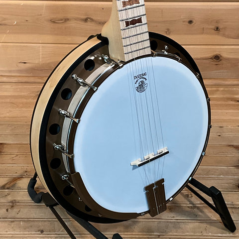 Deering Goodtime Two 5-String Banjo with Resonator - Natural Blonde Satin