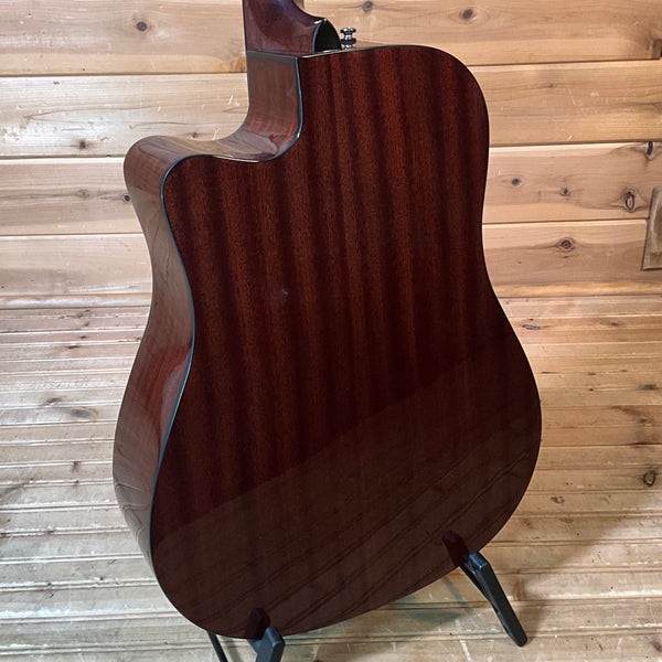 Fender CD-60SCE Dreadnought Acoustic Guitar - All Mahogany