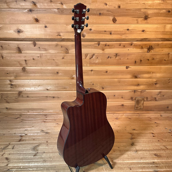 Fender CD-60SCE Dreadnought Acoustic Guitar - All Mahogany
