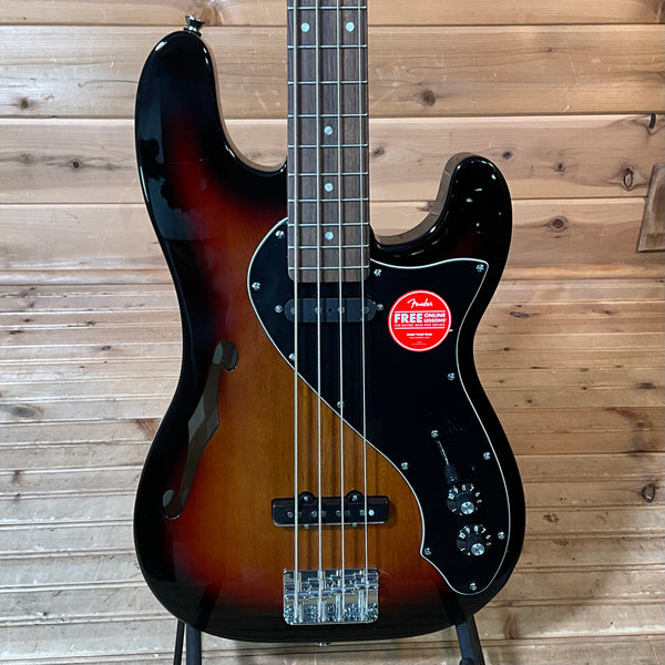 Squier Paranormal Precision Bass Thinline SJ Electric Bass Guitar - 3-Color Sunburst