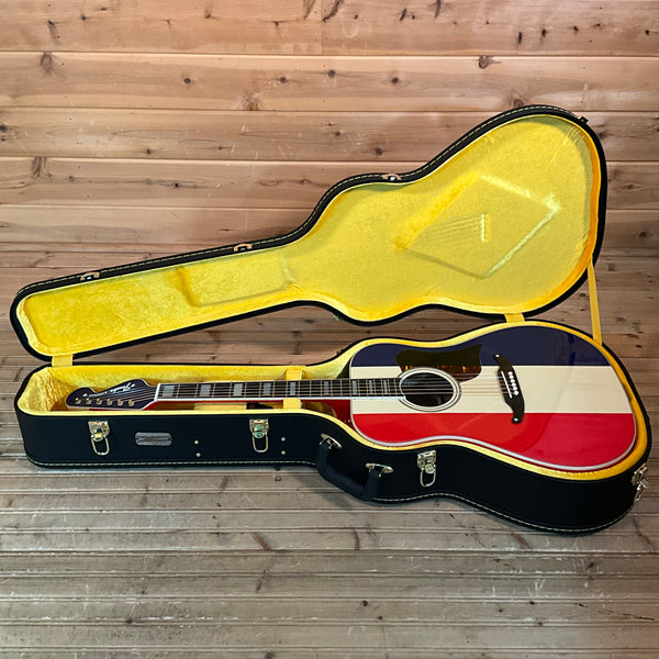 Fender Buck Owens Kingman Acoustic Guitar - Red White and Blue