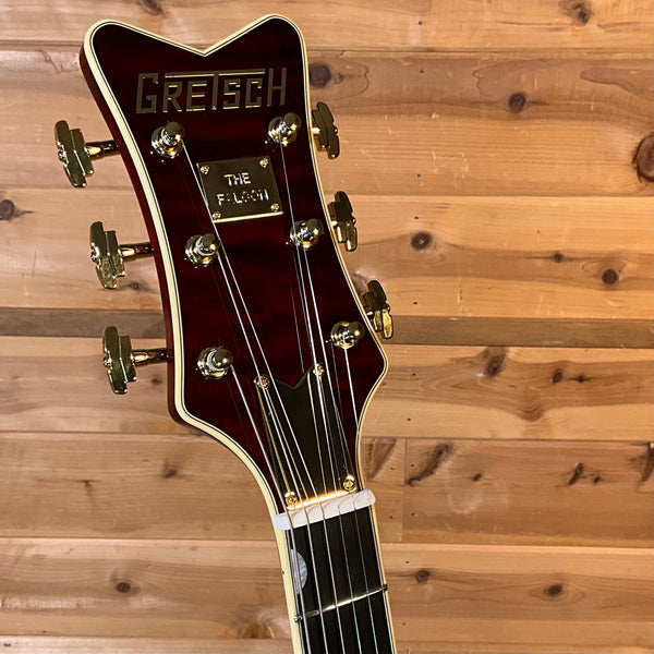 Gretsch G6136TGQM-59 Limited Edition Quilt Classic Falcon with Bigsby Electric Guitar - Forge Glow
