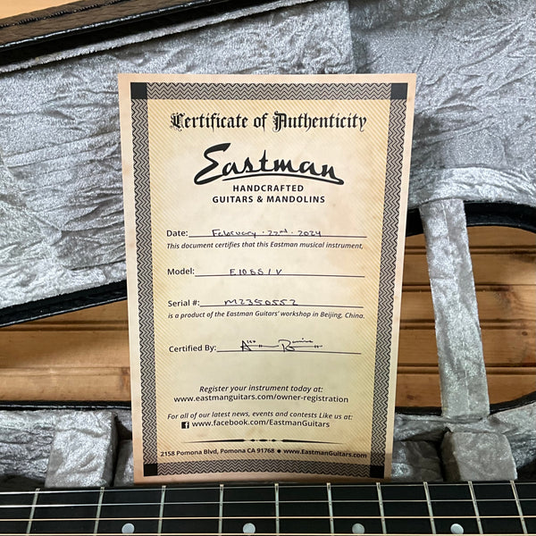 Eastman E10SS/V Acoustic Guitar - Antique Classic