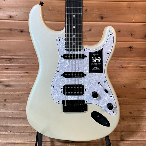 Fender Limited Edition Player Fusion Stratocaster HSS - Olympic Pearl