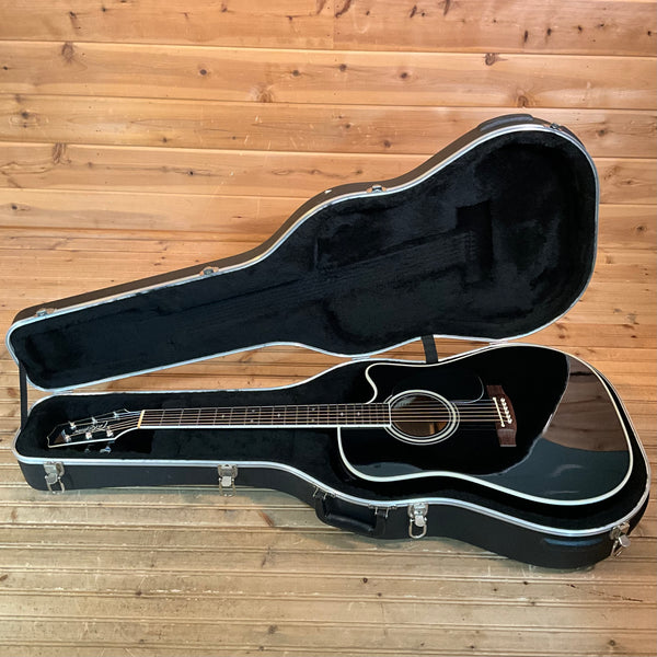 Takamine EF341SCX Acoustic Guitar - Black USED