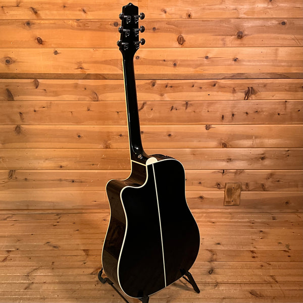 Takamine EF341SCX Acoustic Guitar - Black USED