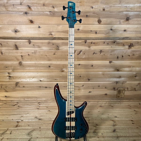 Ibanez SR Premium 4-String Electric Bass - Caribbean Green Low Gloss