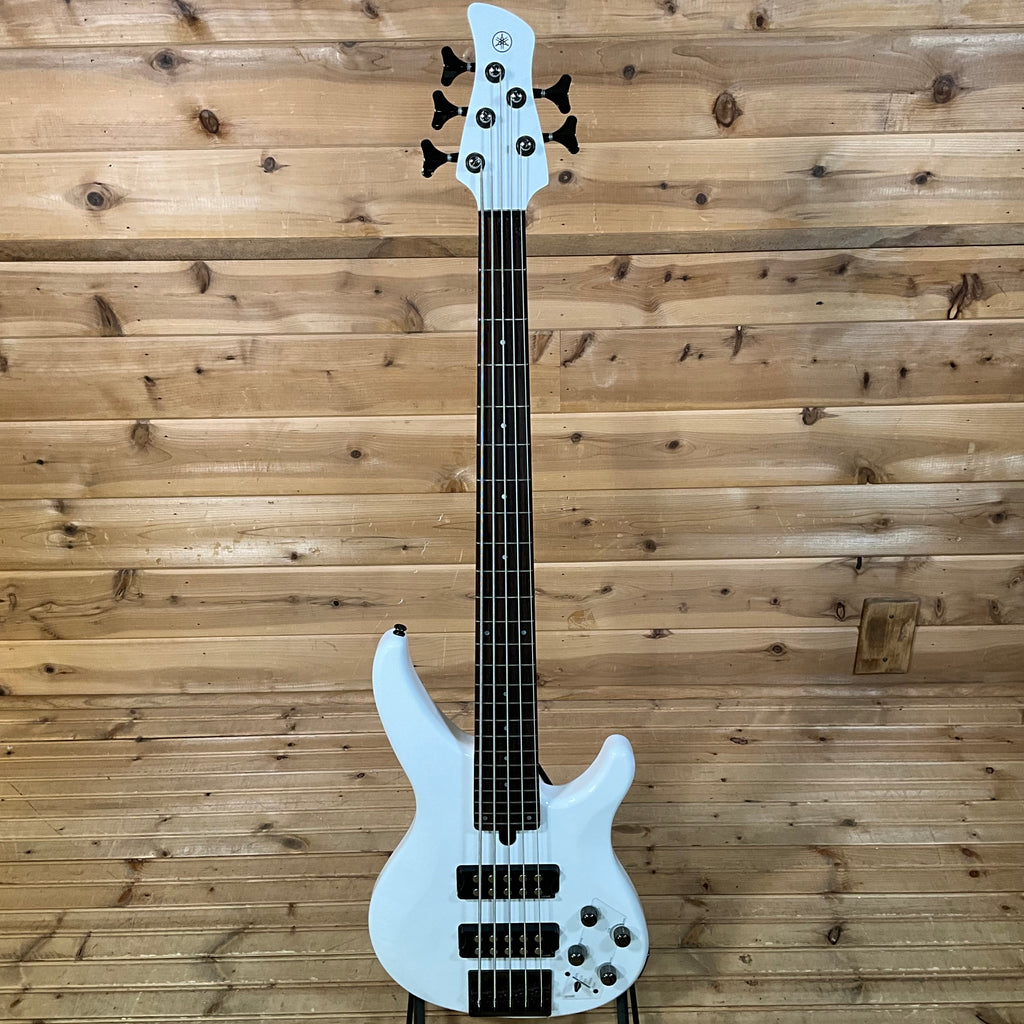 Yamaha TRBX305 5-String Electric Bass - White - Huber Breese