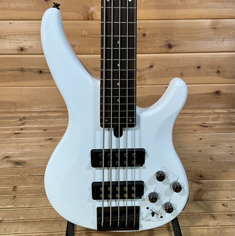 Yamaha TRBX305 5-String Electric Bass - White