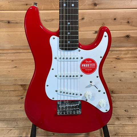 Squier Mini Stratocaster Electric Guitar - Dakota Red