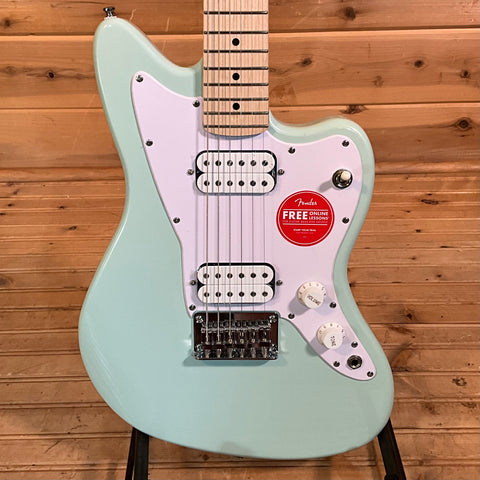 Squier Mini Jazzmaster HH Electric Guitar - Surf Green
