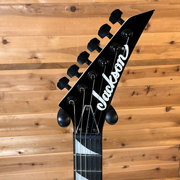 Jackson JS Series RR Minion JS1XM Electric Guitar - Snow White with Black Pin Stripes