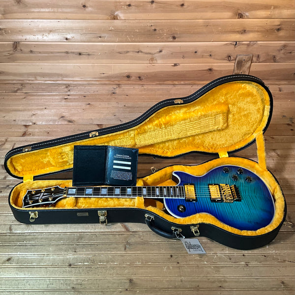 Gibson Custom Les Paul Axcess Custom Figured Electric Guitar - Translucent Blue